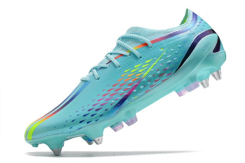 Chuteira Adidas X Speed portal SG Campo - Azul