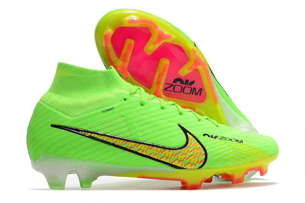 Chuteira Nike Air Zoom Mercurial Superfly IX Elite Campo - Verde