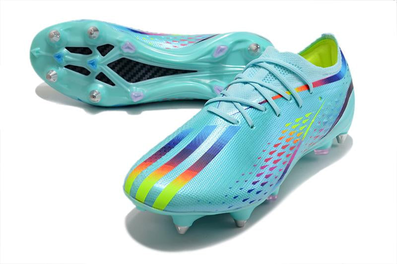 Chuteira Adidas X Speed portal SG Campo - Azul