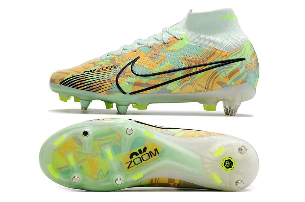 Chuteira Nike Mercurial Superfly IX Elite SG Campo - Verde