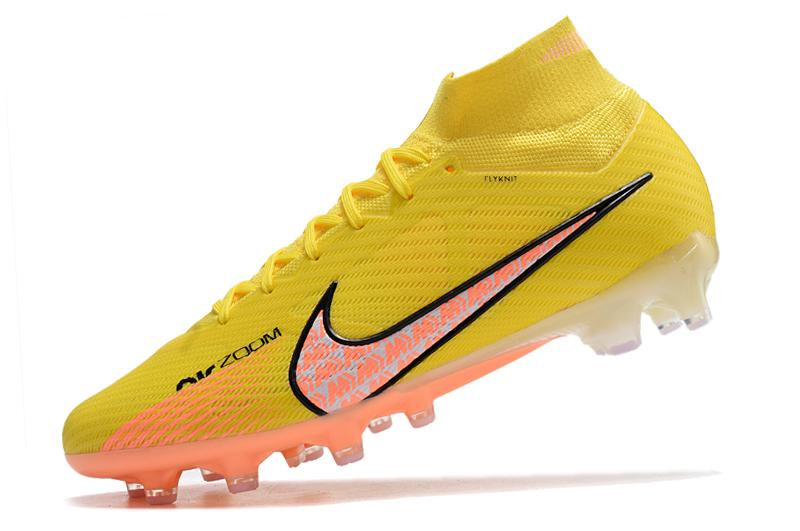Chuteira Nike Air Zoom Mercurial Superfly IX Elite Campo - Amarela