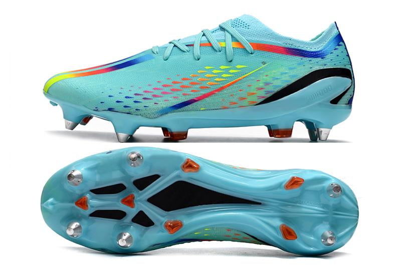 Chuteira Adidas X Speed portal SG Campo - Azul