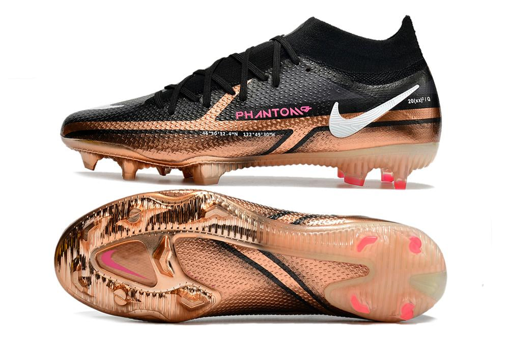 Chuteira Nike Phantom GT2 Elite Campo - Marrom