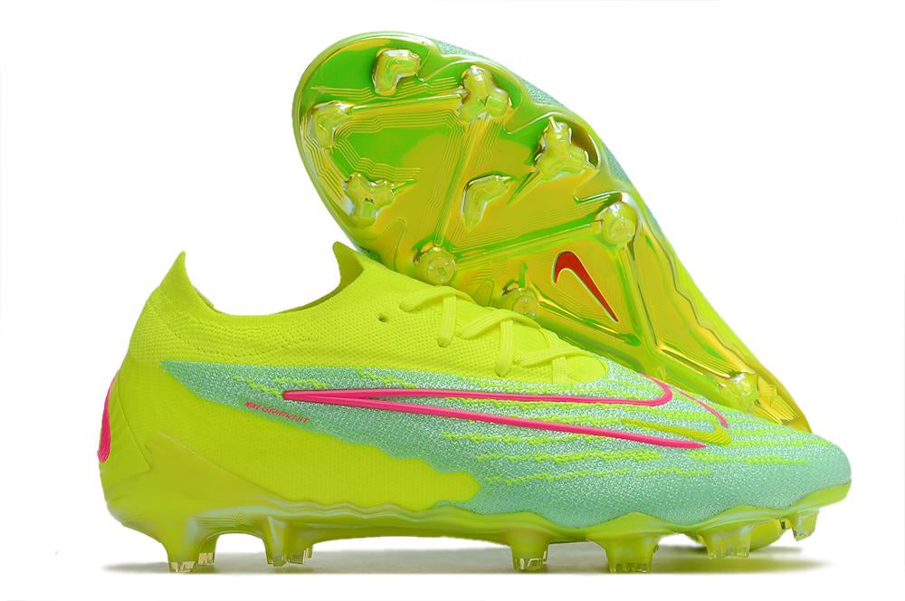 Chuteira Nike Phantom GX Low Elite FG Campo - Verde