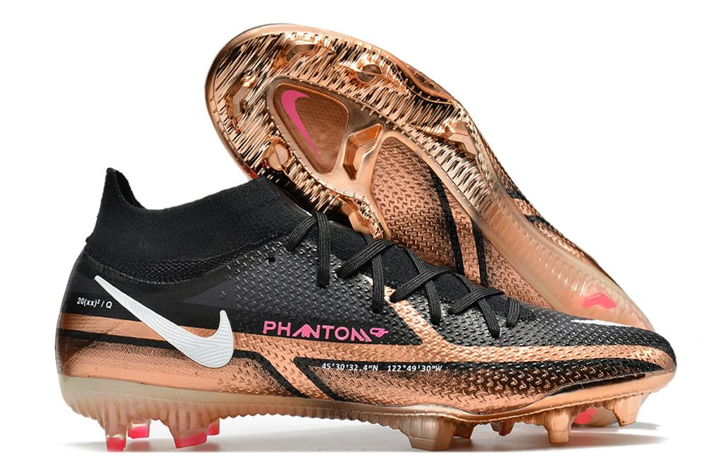 Chuteira Nike Phantom GT2 Elite Campo - Marrom