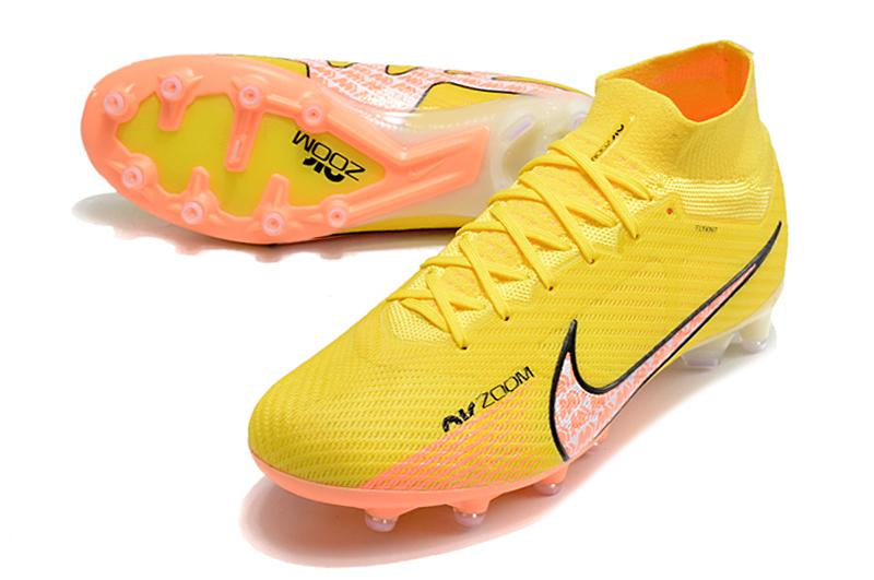 Chuteira Nike Air Zoom Mercurial Superfly IX Elite Campo - Amarela