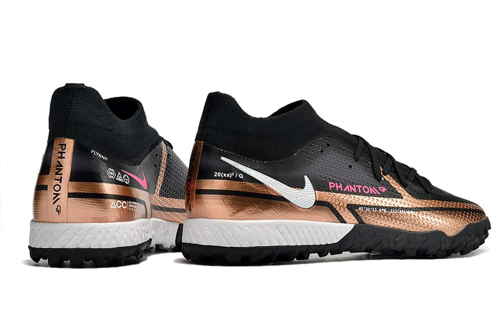 Chuteira Nike Phantom GT Pro Society - Marrom
