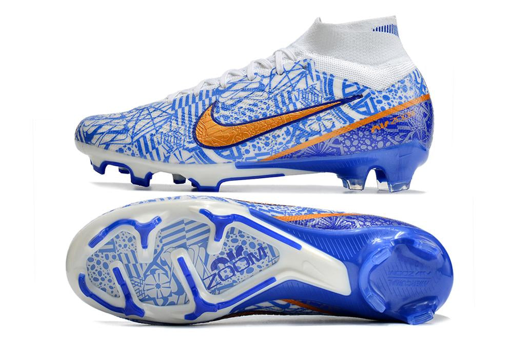 Chuteira Nike Air Zoom Mercurial Superfly IX Elite Campo - Azul