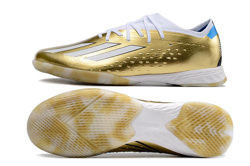 Chuteira Adidas X Speed Portal 3 Futsal - Gold