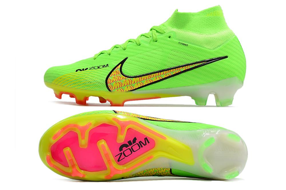 Chuteira Nike Air Zoom Mercurial Superfly IX Elite Campo - Verde