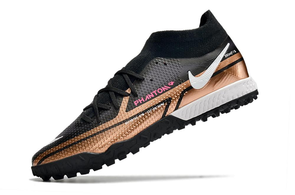 Chuteira Nike Phantom GT Pro Society - Marrom