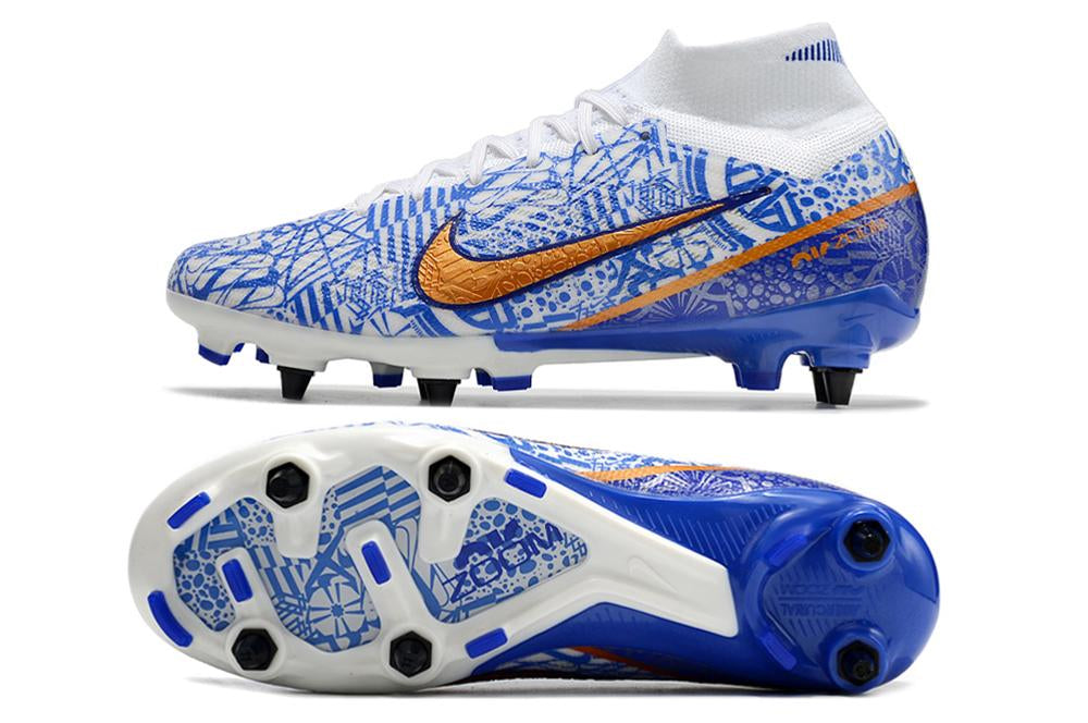 Chuteira Nike Mercurial Superfly IX Elite SG Campo - Azul