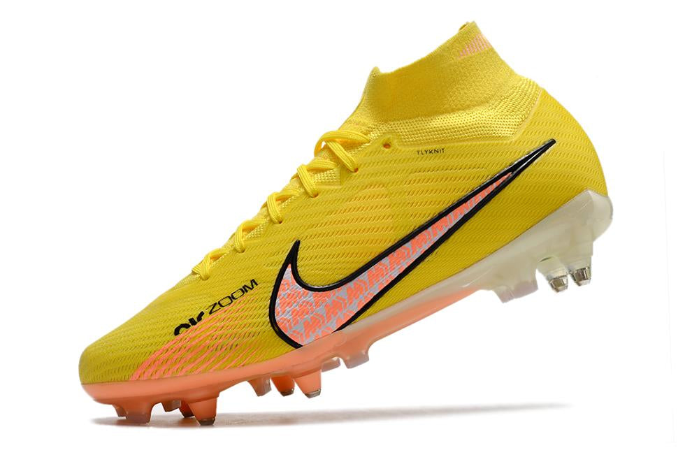 Chuteira Nike Mercurial Superfly IX Elite SG Campo - Amarelo