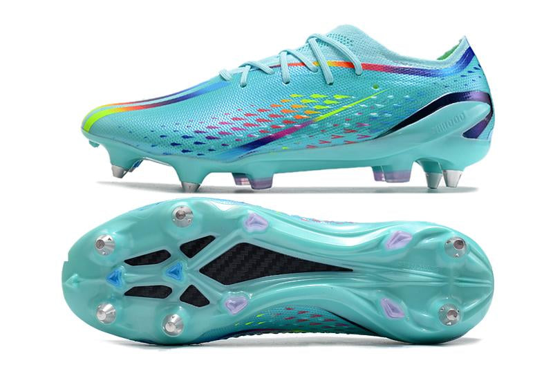 Chuteira Adidas X Speed portal SG Campo - Azul